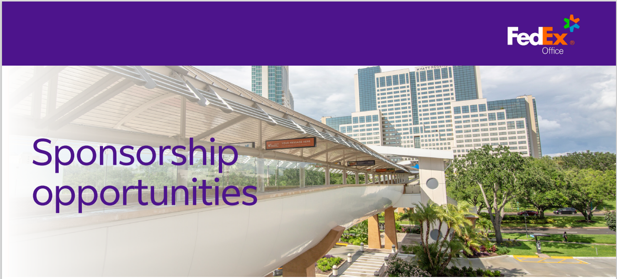 View the FedEx Sponsorship Opportunities PDF Document